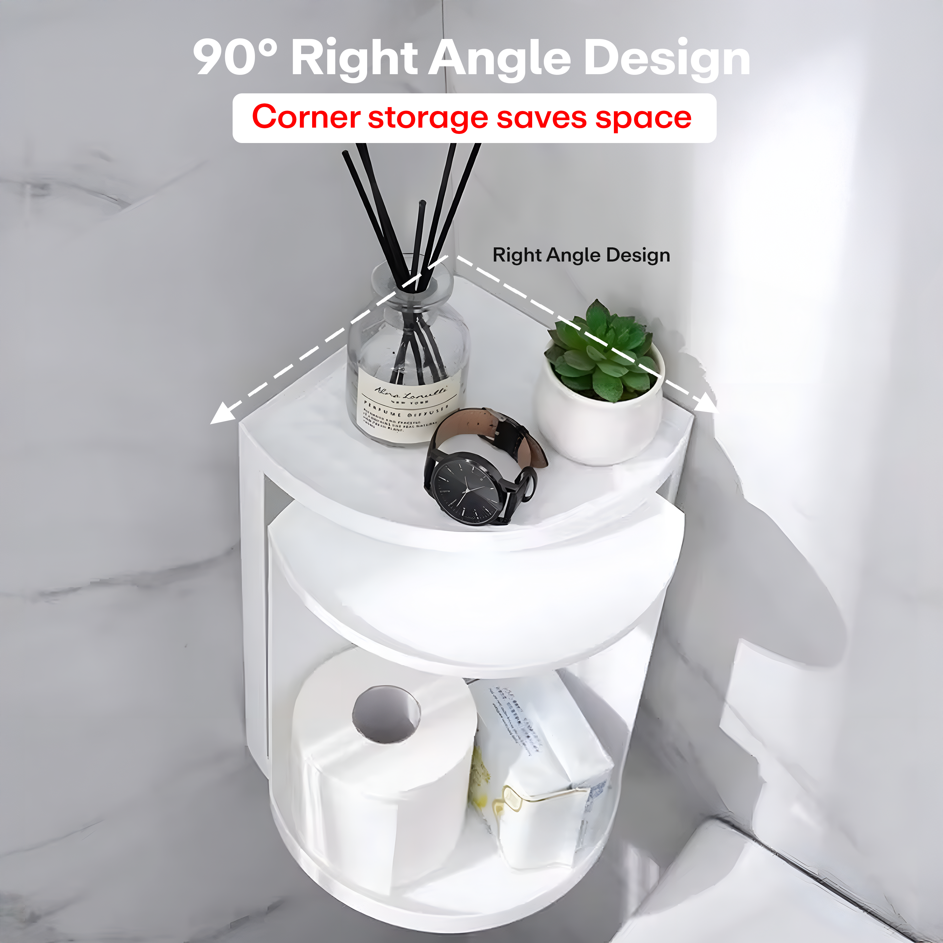 Prime Pick Bathroom Rotating  Shampoo Organizer