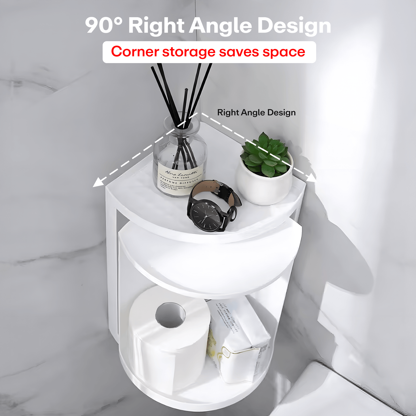 Prime Pick Bathroom Rotating  Shampoo Organizer