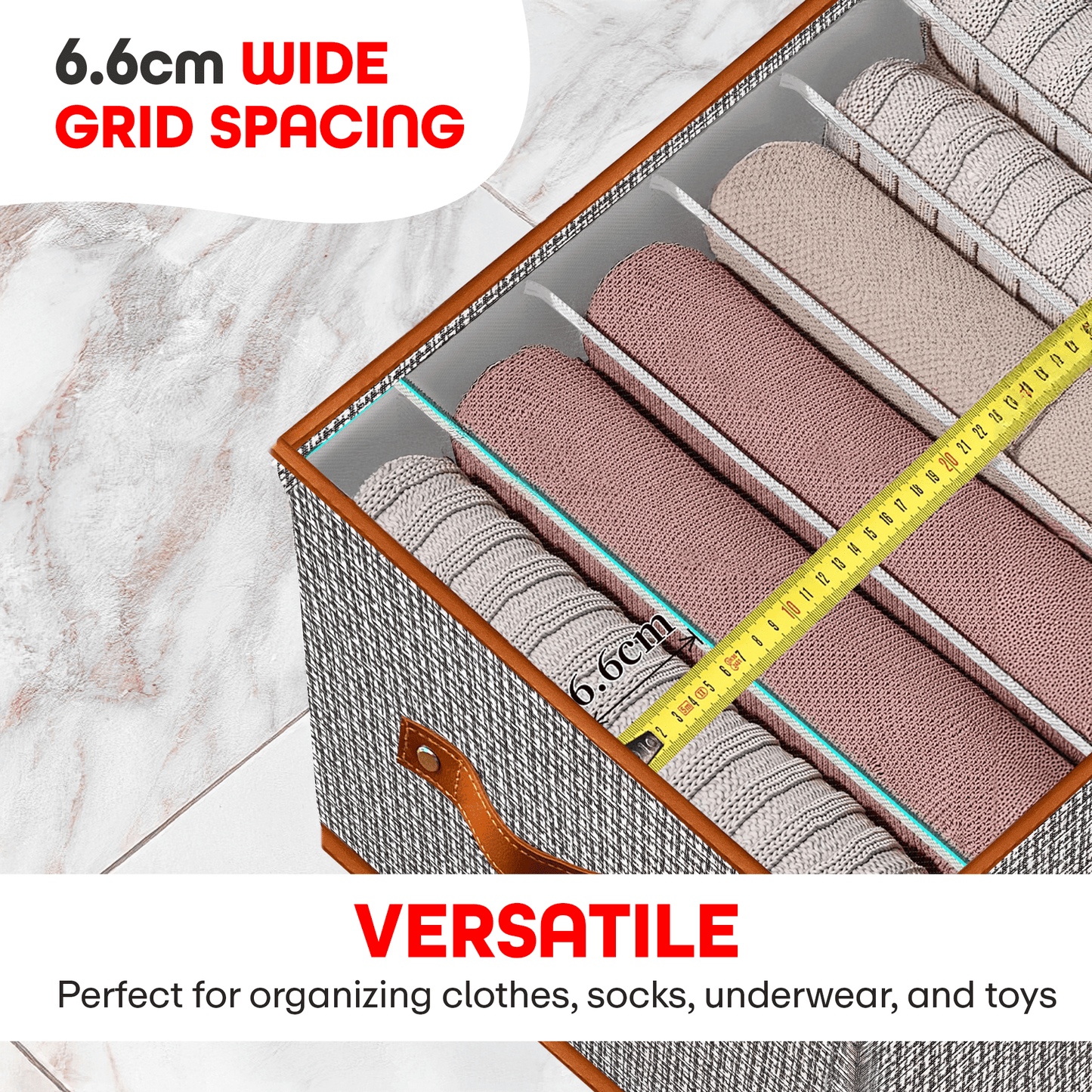 Prime Pick 7-Layer Foldable Cloth Organizer With Metal Frame