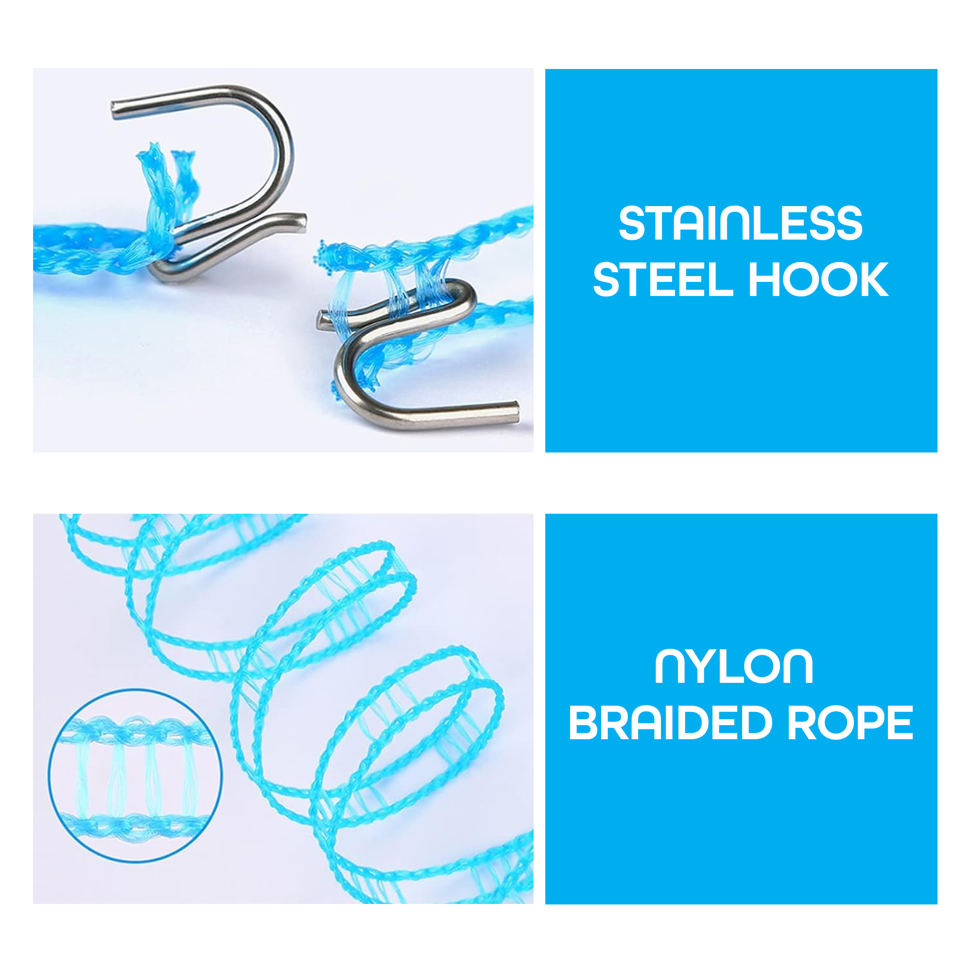 Prime Pick 5 Meters Windproof Anti-Slip Clothes Nylon Rope