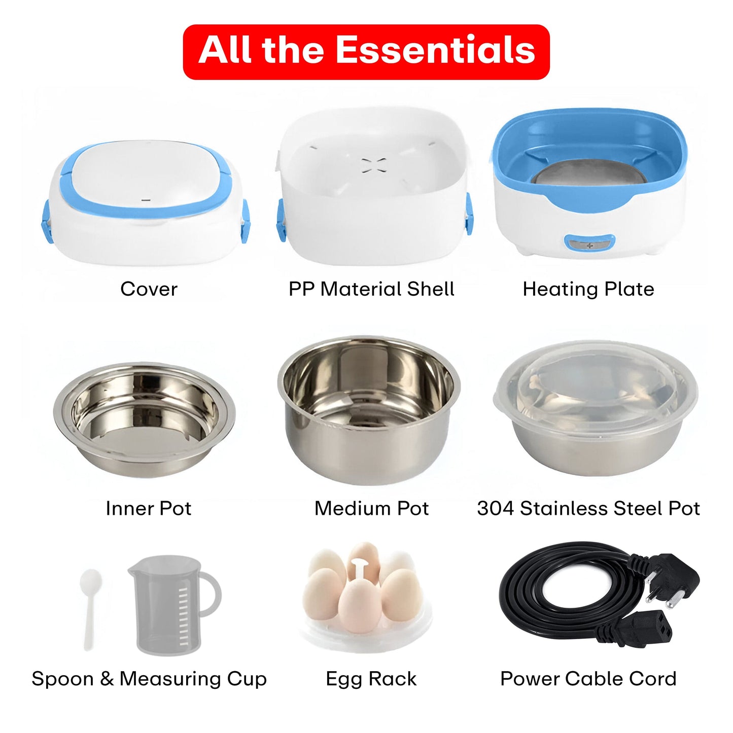 Prime Pick Electric Cooking & Heating Lunch Box