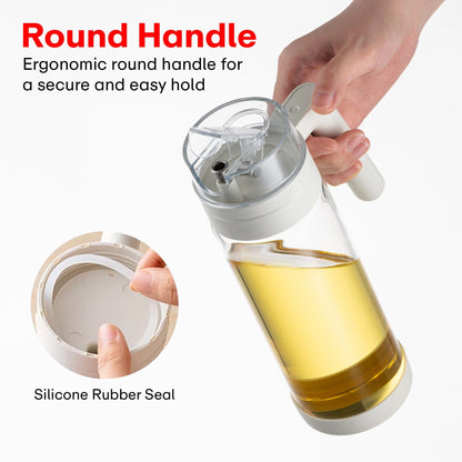 Prime Pick 700ml Oil Bottle – Auto-Open Lid