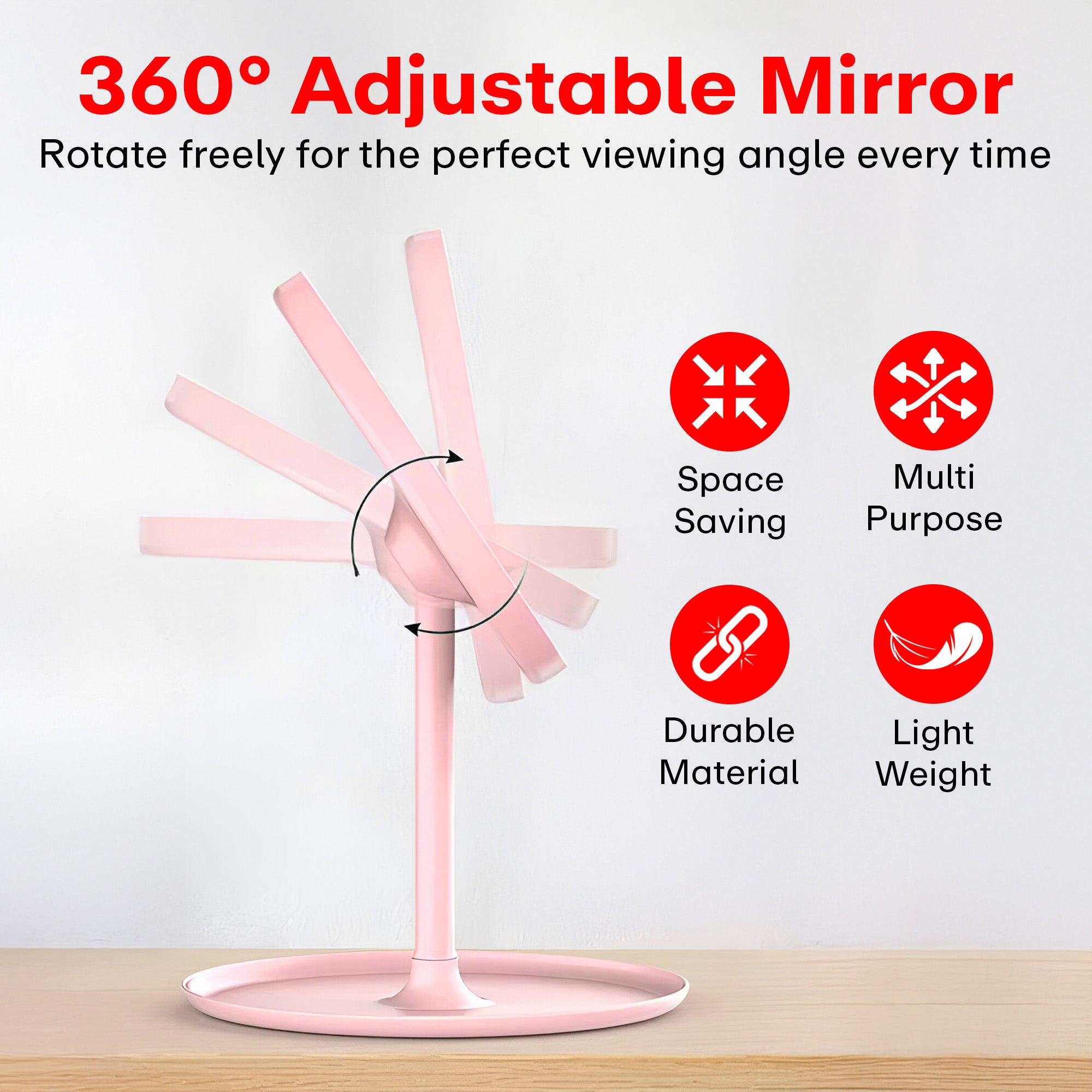 Prime Pick Non-LED Makeup Mirror