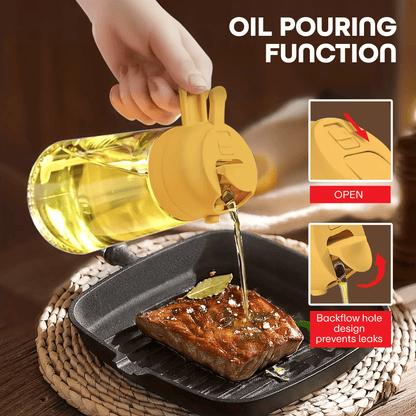 Prime Pick 2-In-1 Olive Oil Dispenser Bottle