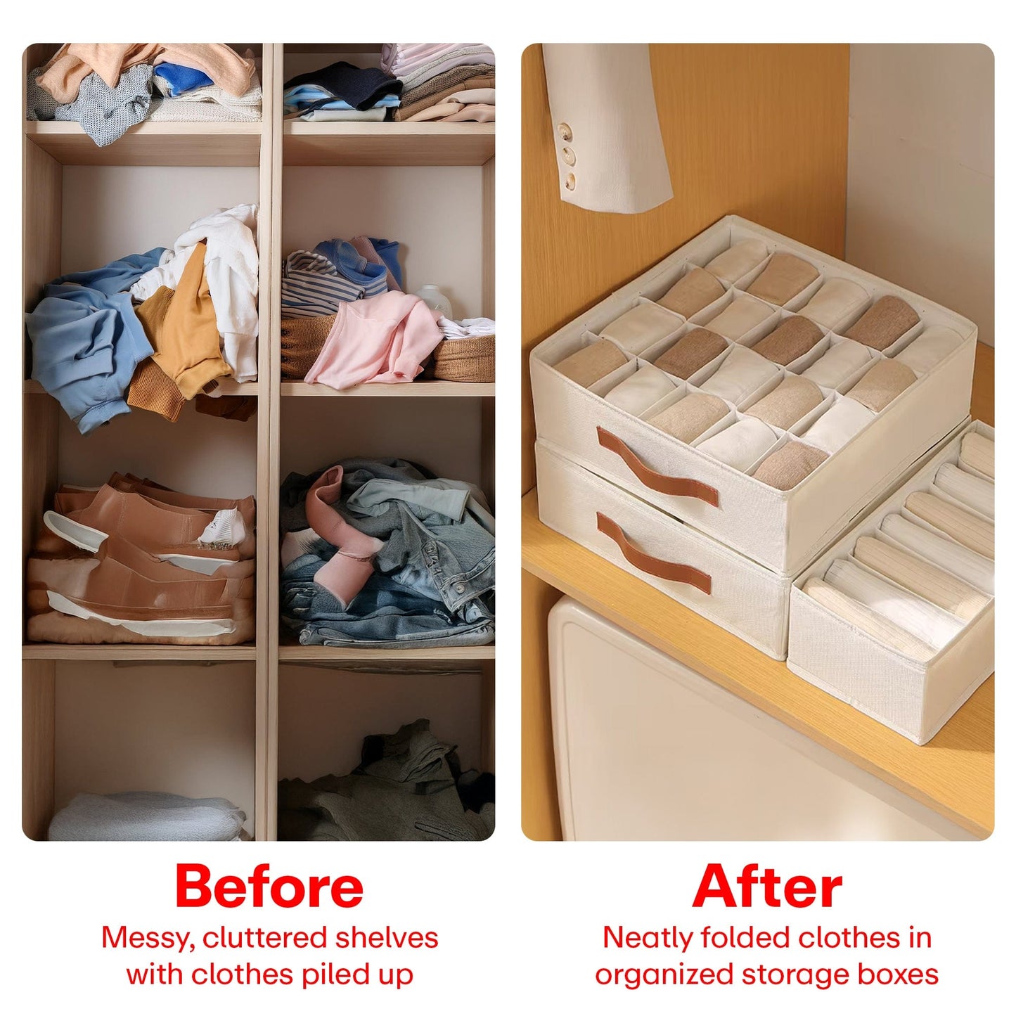 Prime Pick Xl Wardrobe Closet Organizer For Clothes Storage Set Of 3