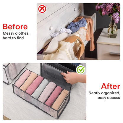 Prime Pick 7-Compartment Mesh Organizer M FS-6546