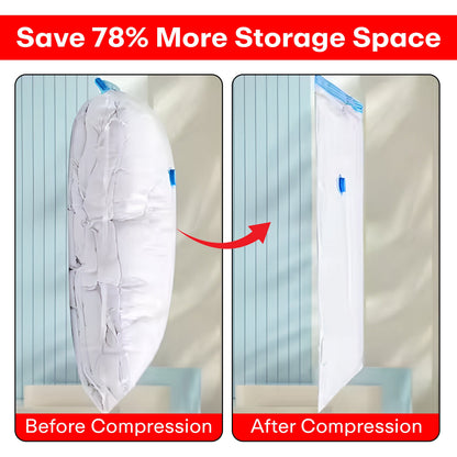 Prime Pick Vacuum Compression Storage Bags With Hand Pump Pack Of-9 3Medium+3Large+3Jumbo