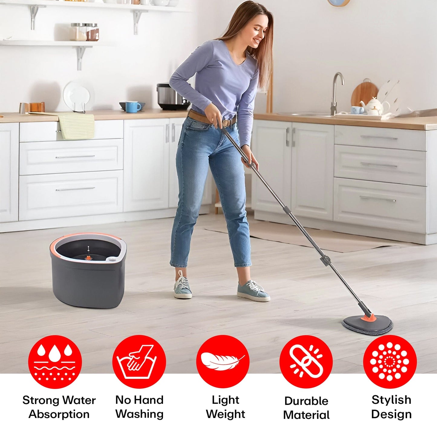 Prime Pick Triangle Spin Mop