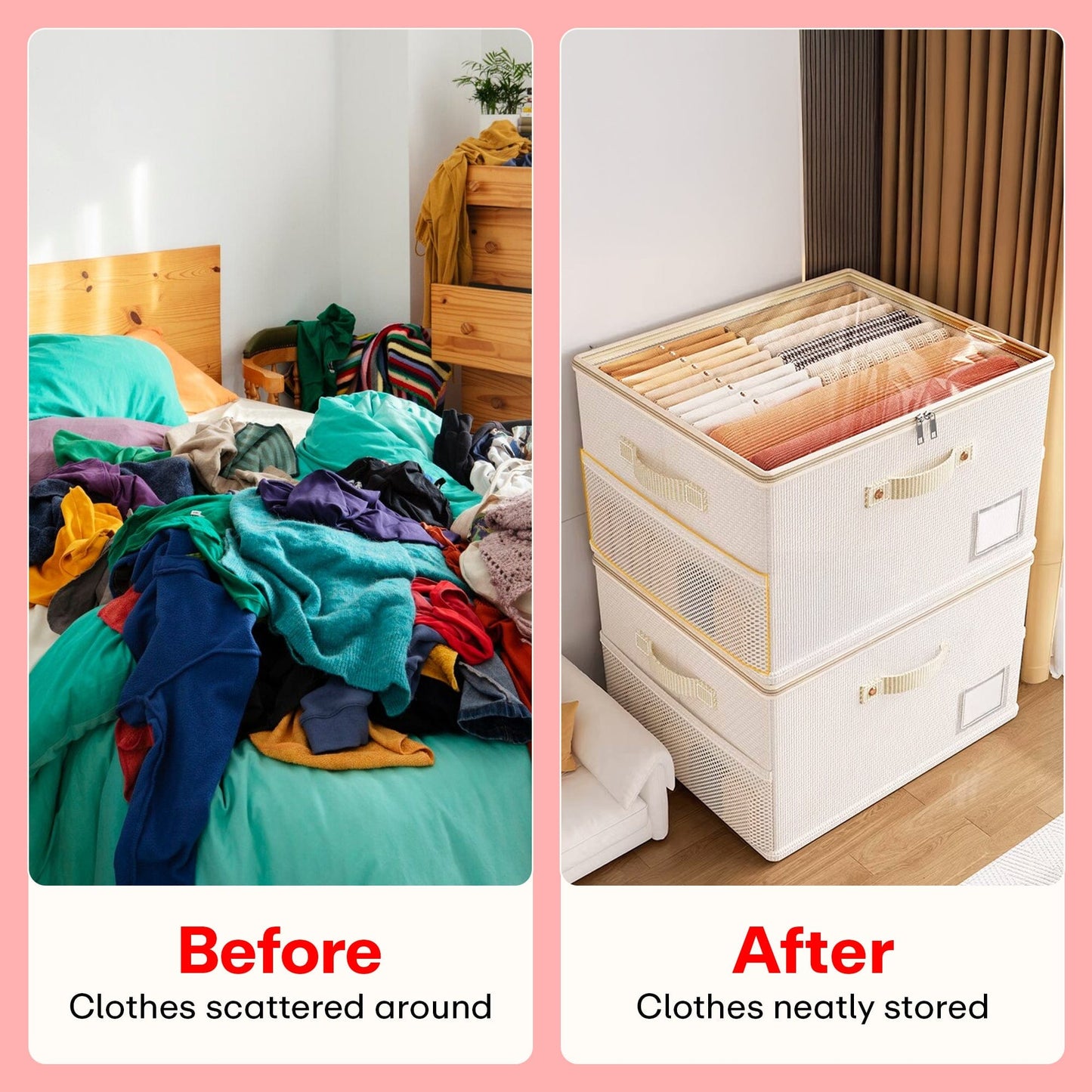 Prime Pick Storage Box & Cloth Organizer
