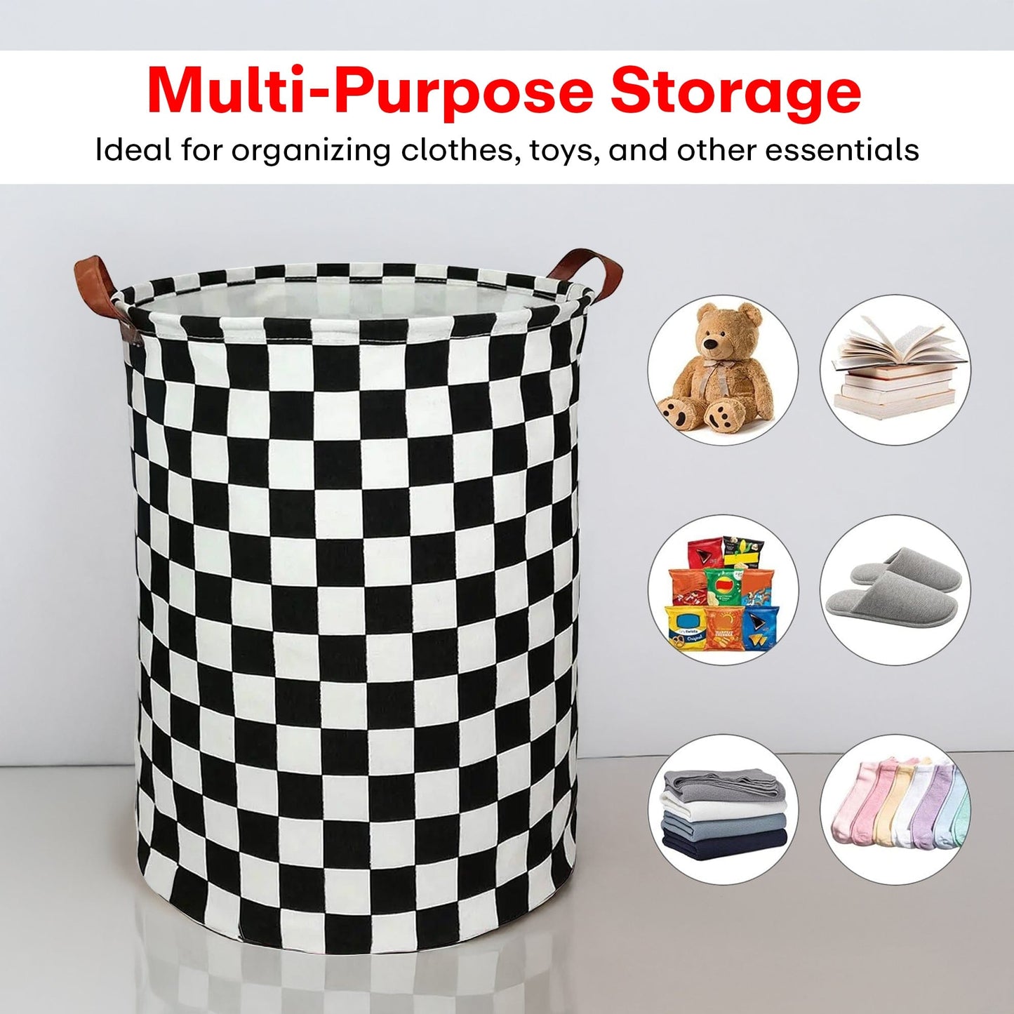 Prime Pick Cotton Foldable Laundry Bag For Cloths
