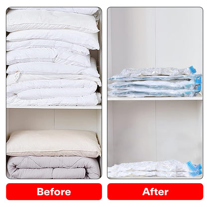 Prime Pick Vacuum Compression Storage Bags With Electric Pump Pack Of-20 5Small+5Medium+5Large+5Jumbo