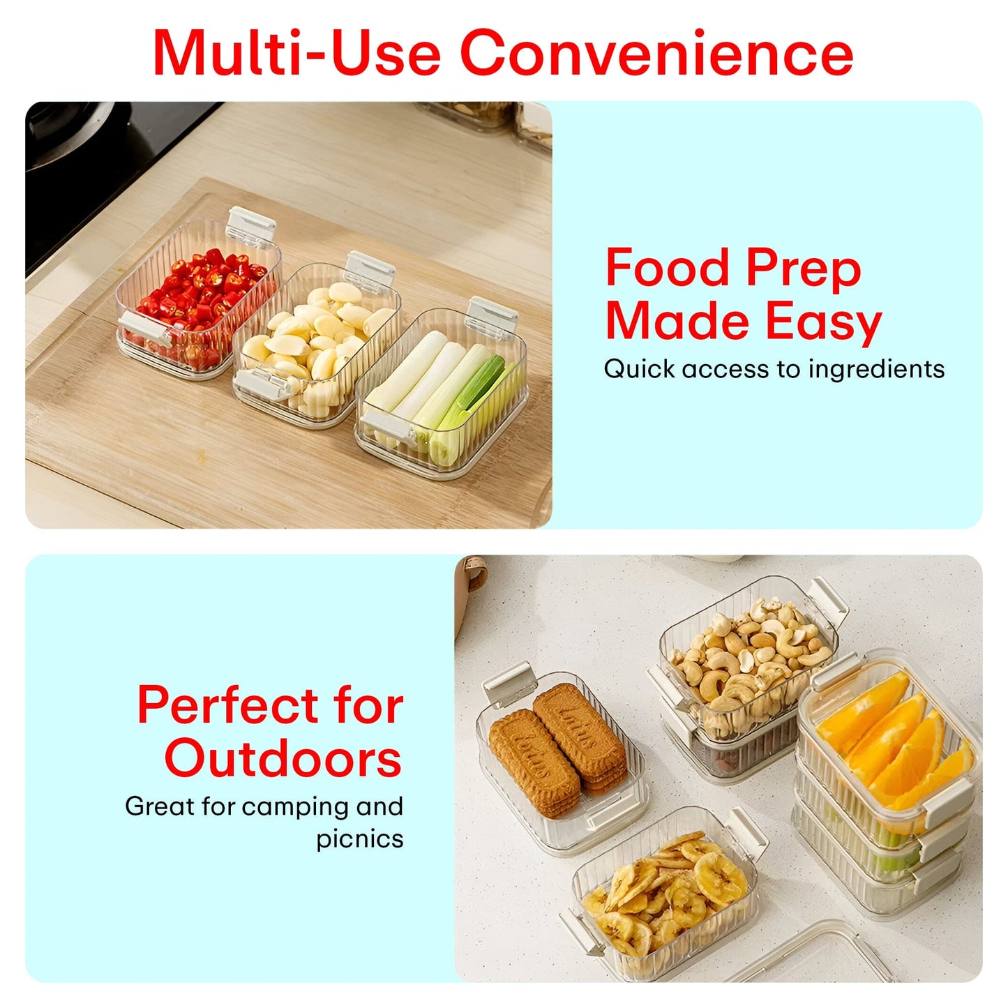 Prime Pick Stackable Food Container – 1250ml