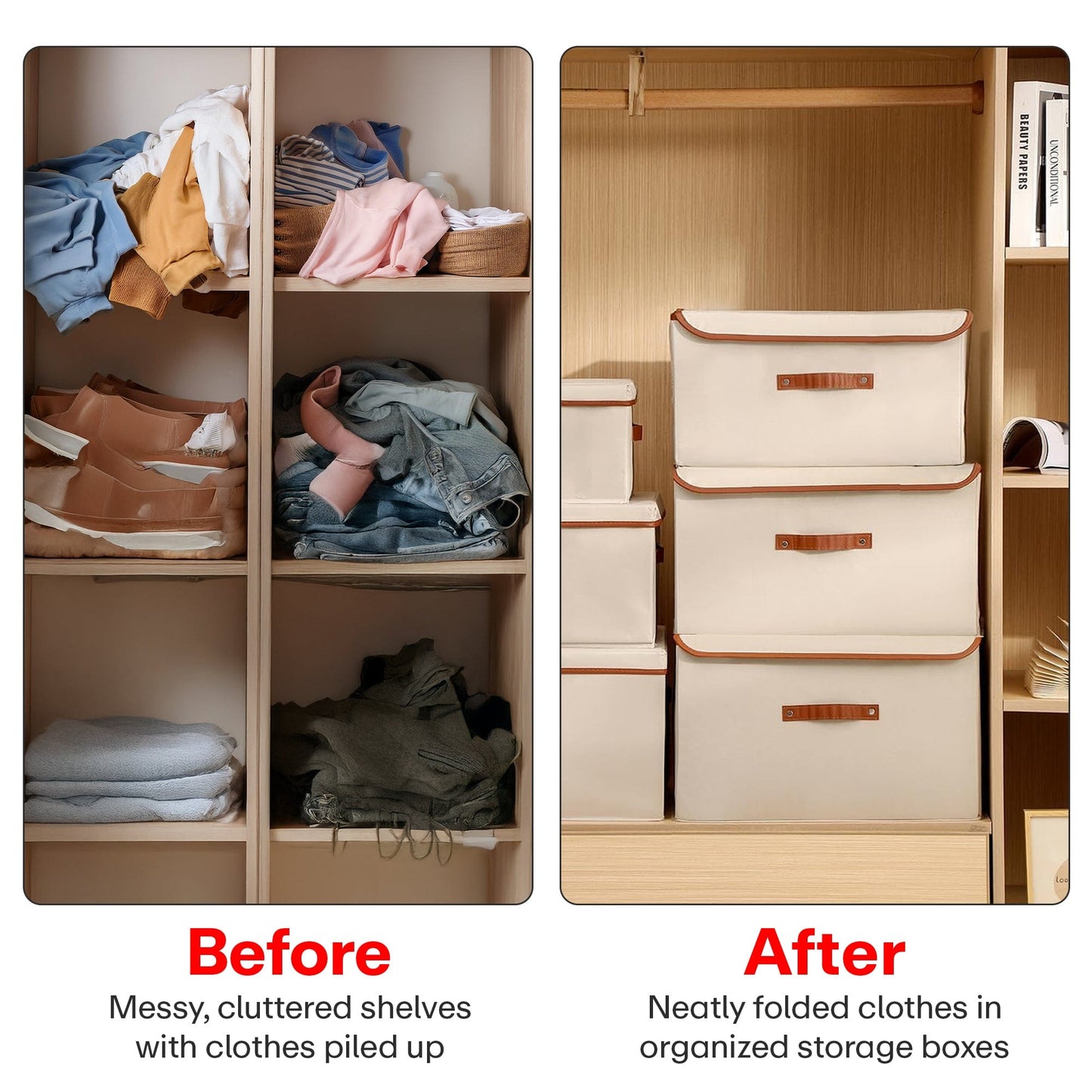 Prime Pick Storage Box & Cloth Organizer