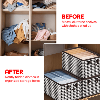 Prime Pick Foldable Cloth Organizer without Lid