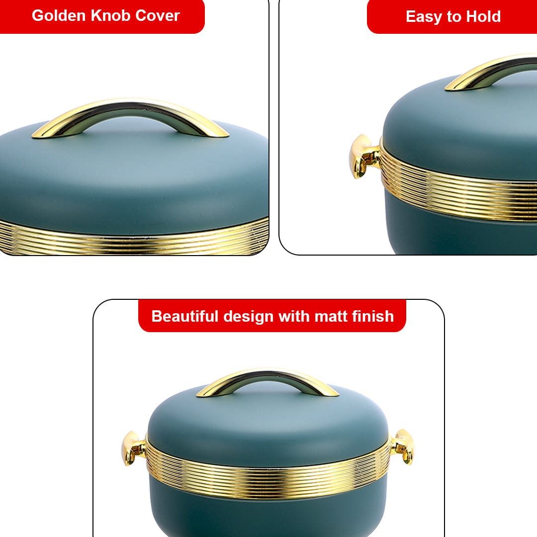 Prime Pick Elegant Matte Insulated Casserole Set of 3 (3.5L+2L+1L)