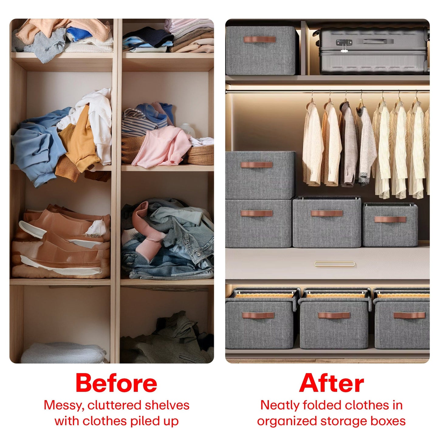 Prime Pick Storage Box & Cloth Organizer