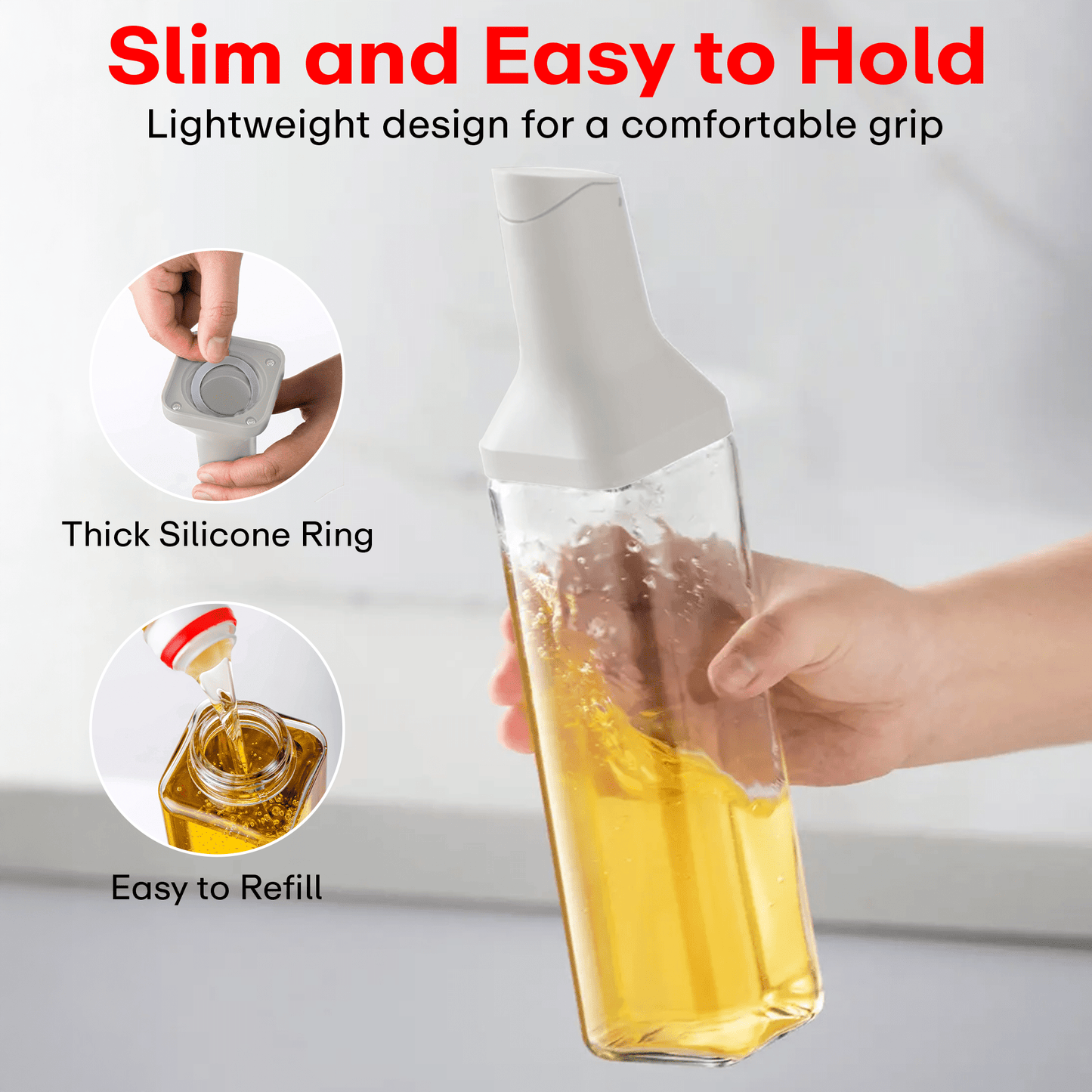 Prime Pick Oil Dispenser Set of 2 – 500ml Each