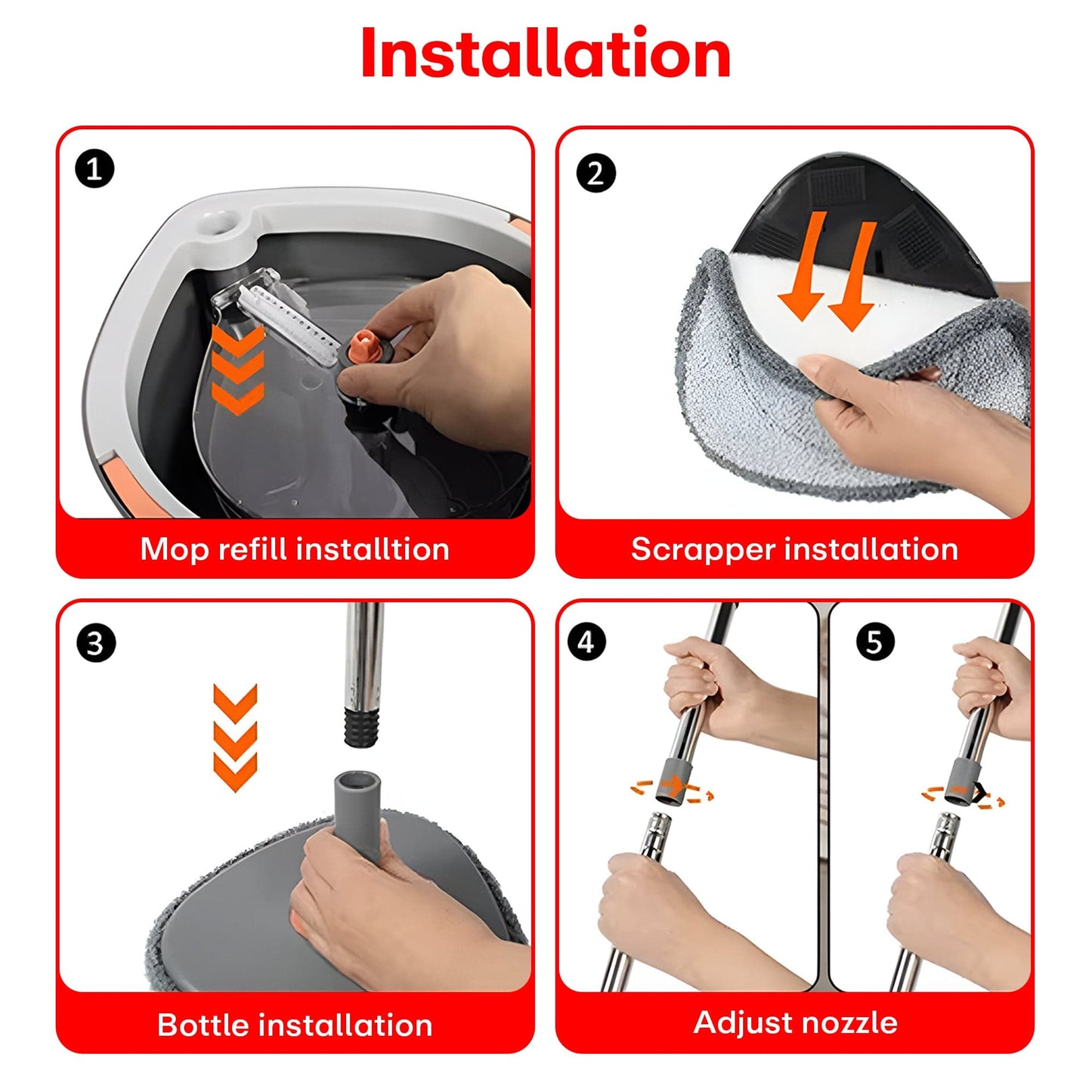 Prime Pick Triangle Spin Mop