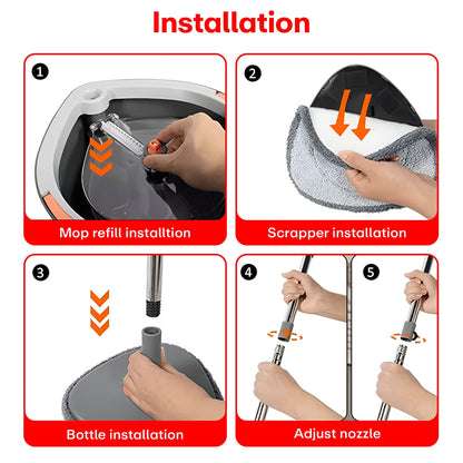 Prime Pick Triangle Spin Mop