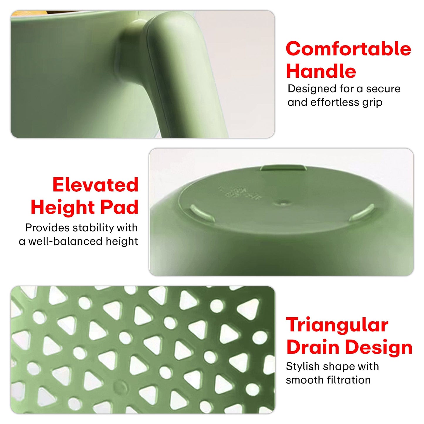 Prime Pick Vegetable/Fruit/Rice Wash Drain Basket – 2000ml