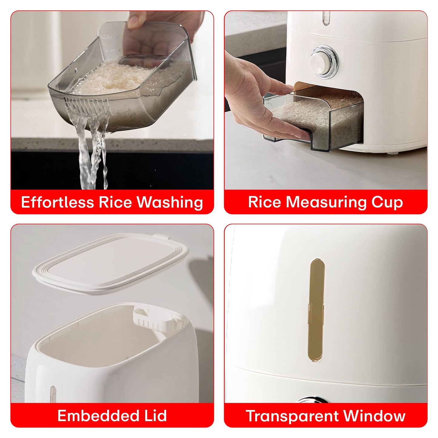 Prime Pick Rice Storage Container – 10kg Oval