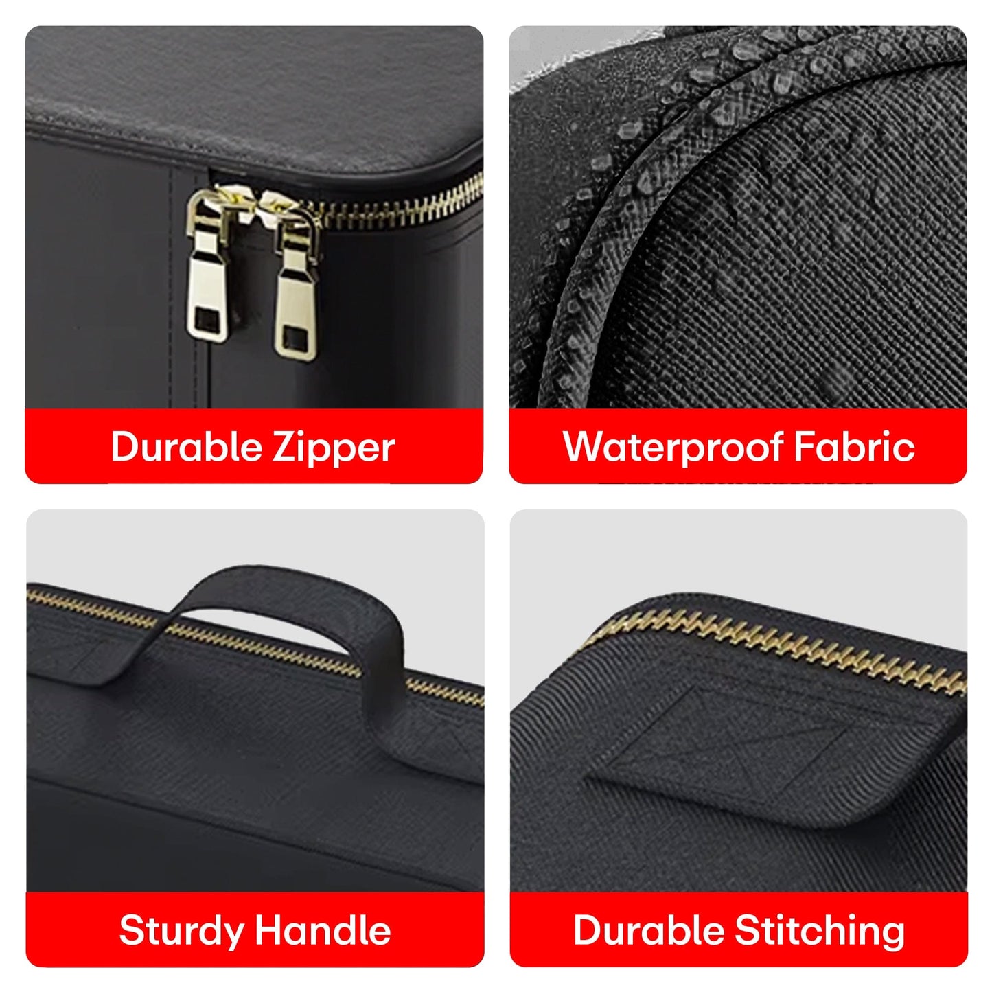 Prime Pick Makeup Storage Box With Mirror