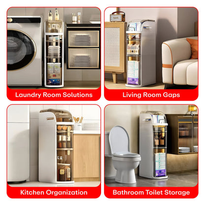 Prime Pick 3-Tiers Slim Bathroom Storage Organizer