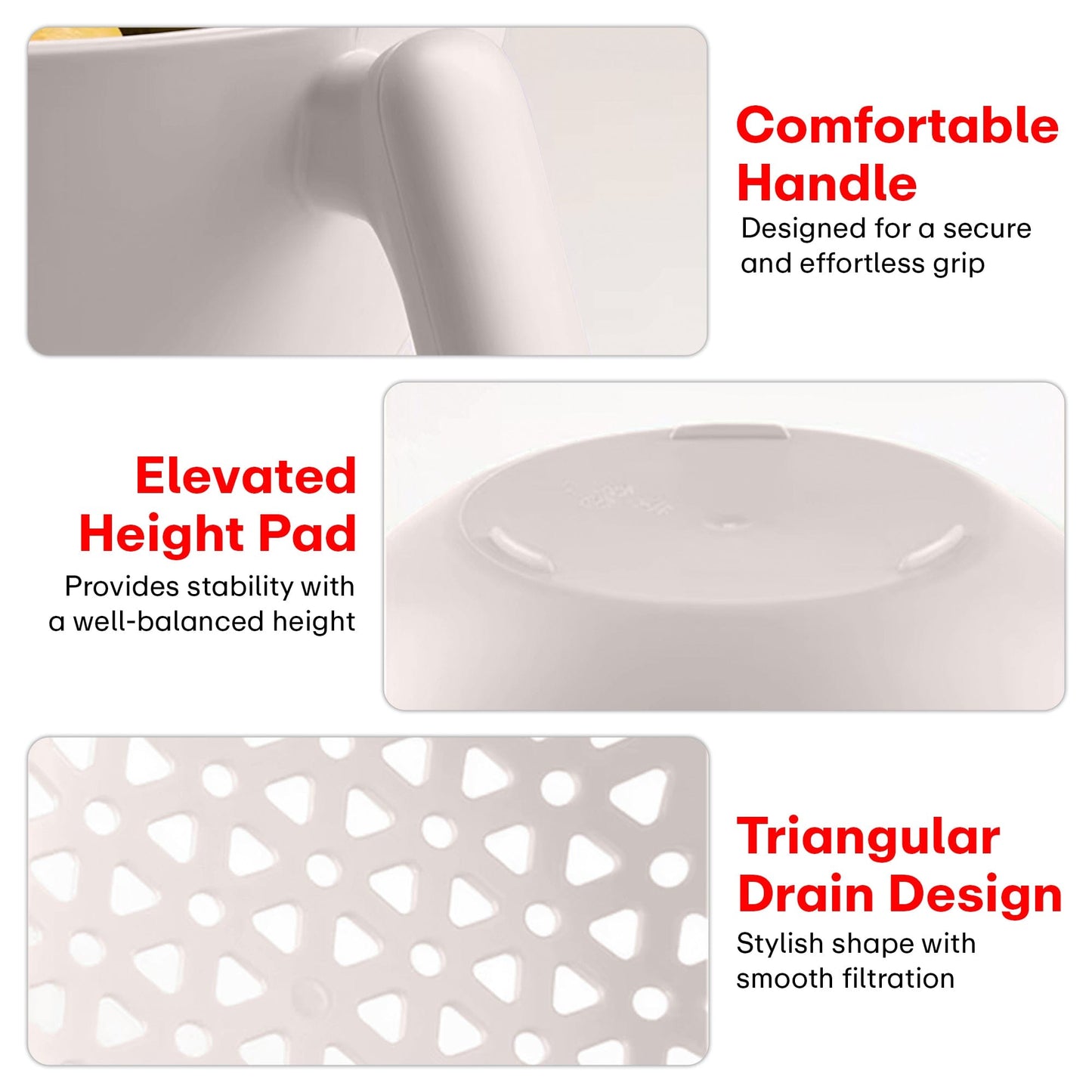 Prime Pick Vegetable/Fruit/Rice Wash Drain Basket – 2000ml