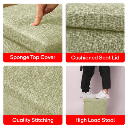 Prime Pick Hessian Storage Stool