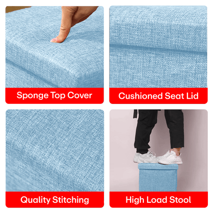 Prime Pick Hessian Storage Stool
