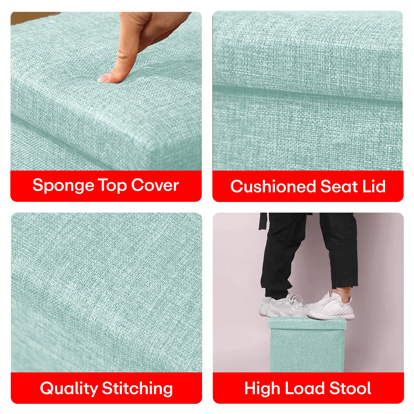 Prime Pick Hessian Storage Stool