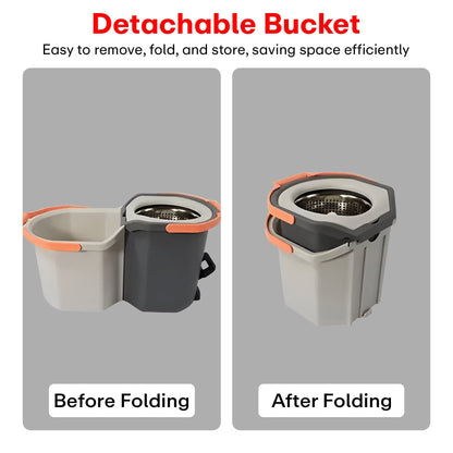 Prime Pick Twin Spin Mop With Pedal  With Triangle Mop Stand