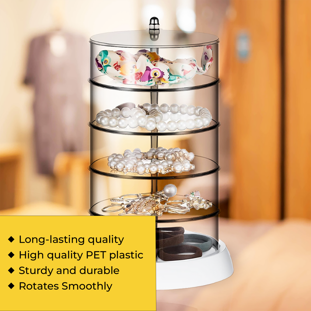 Rotating Hair Accessories Organizer