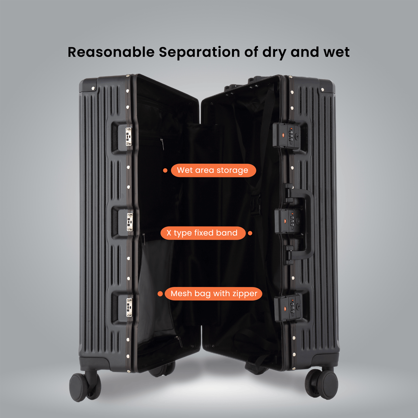 Prime Pick Luggage Trolley Suitcase