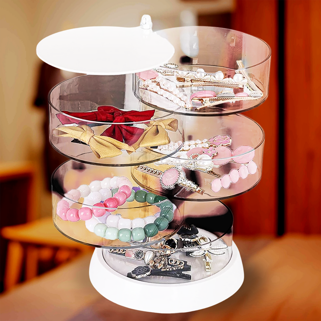 Rotating Hair Accessories Organizer