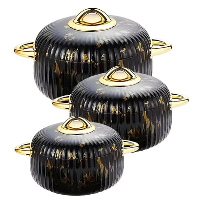 Prime Pick Premium Insulated Casserole Set of 3 (1L + 2L + 3.5L)