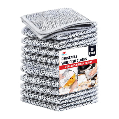 Non-Scratch Multipurpose Dish Wash Cloth SET OF-10