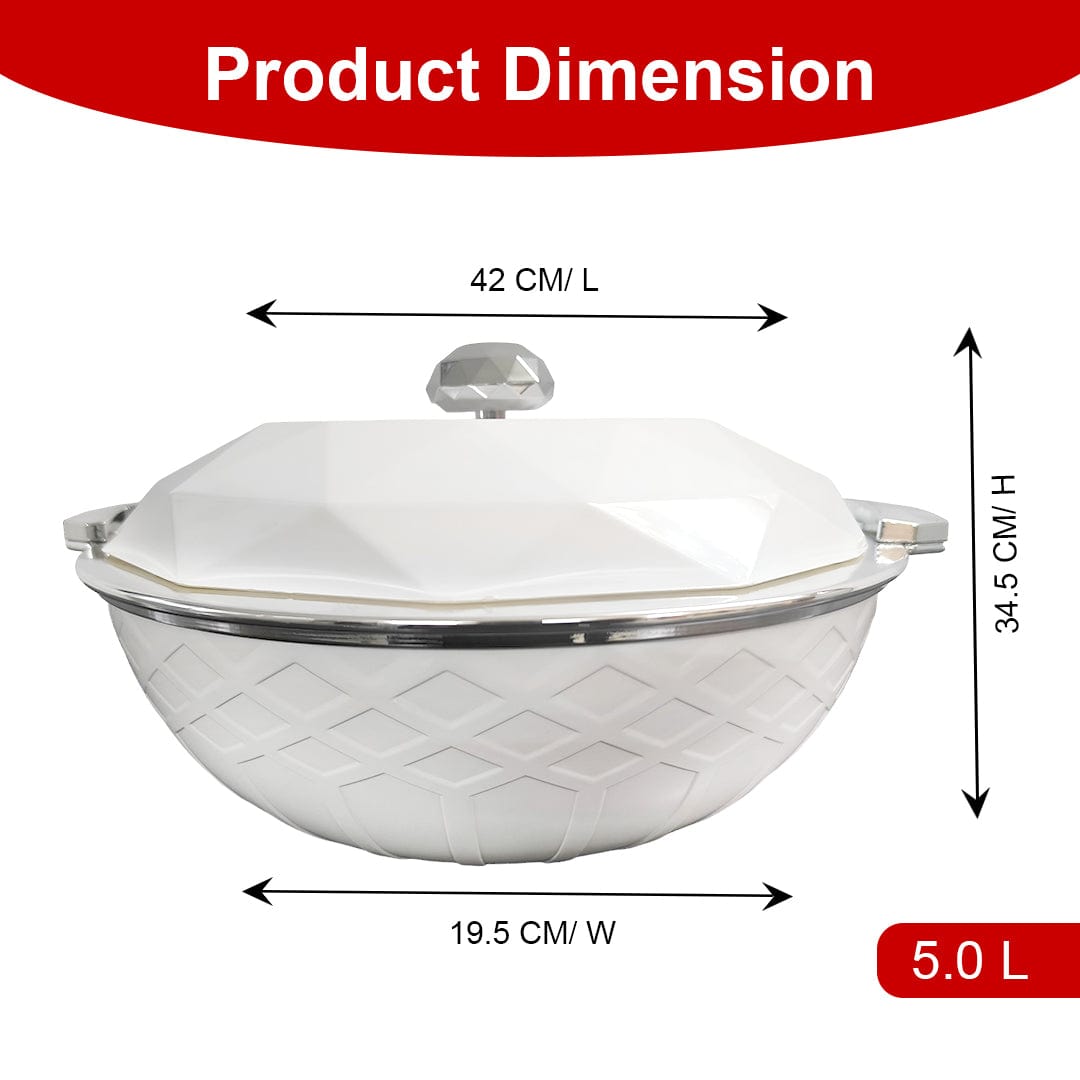 Prime Pick Elegant Diamond Casserole 5L