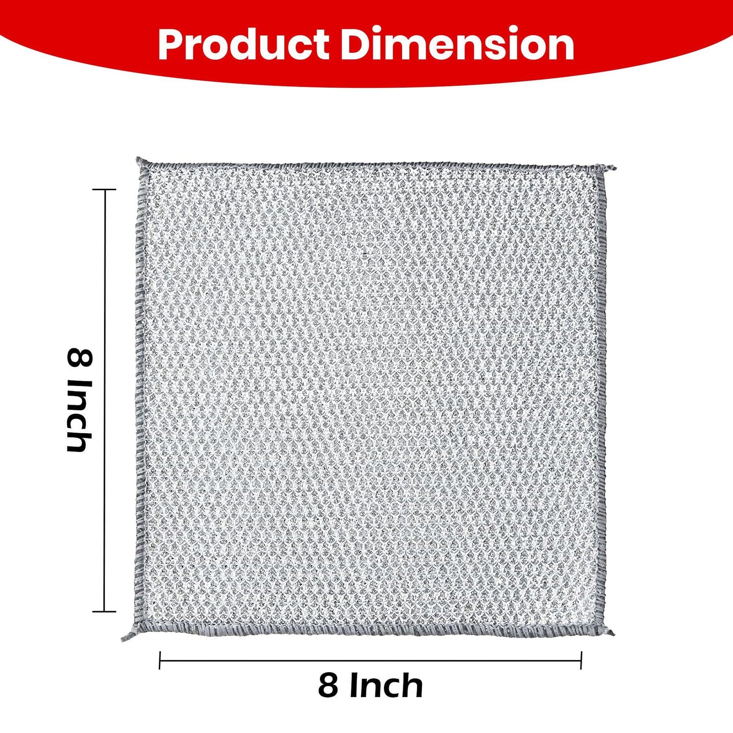 Non-Scratch Multipurpose Dish Wash Cloth SET OF-10