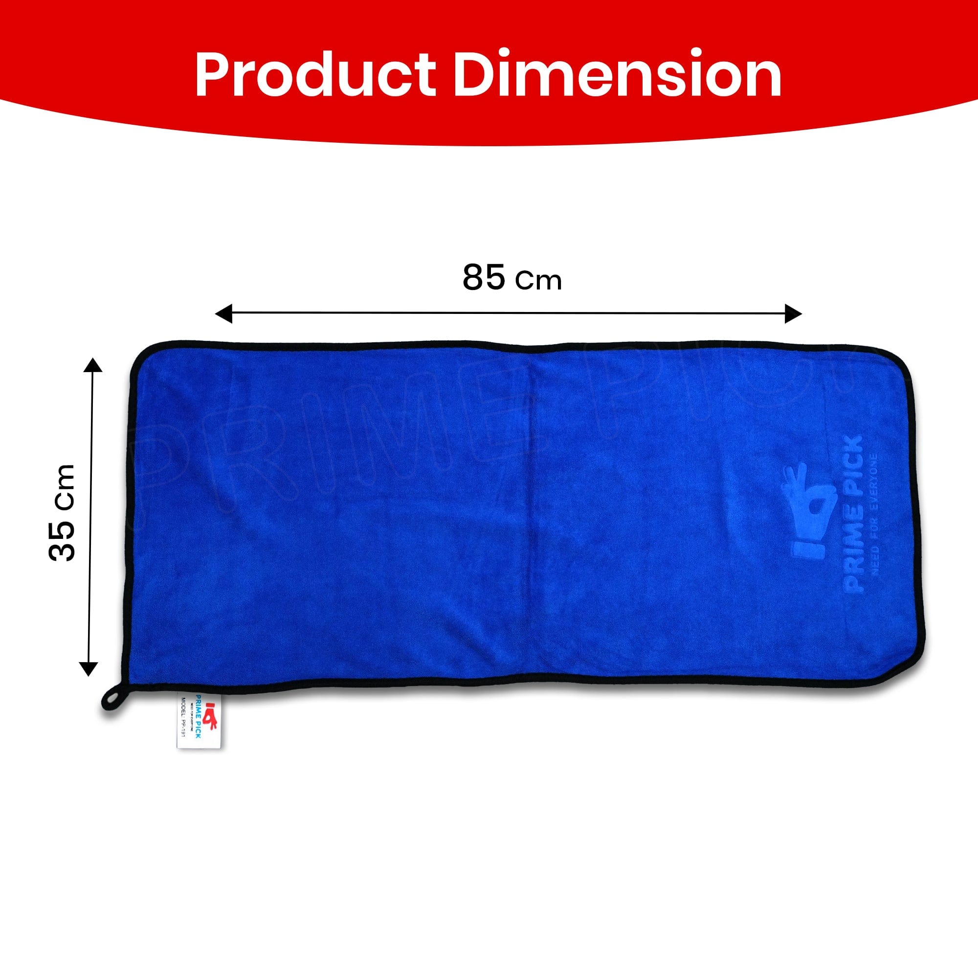 Prime Pick 500GSM Microfiber Car Cleaning Cloth