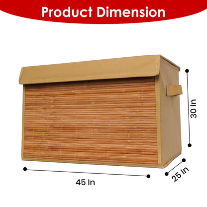 Minimalist Foldable Bamboo Storage Organizer