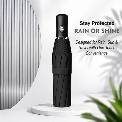 PrimePick 3-Fold Compact Travel Umbrella