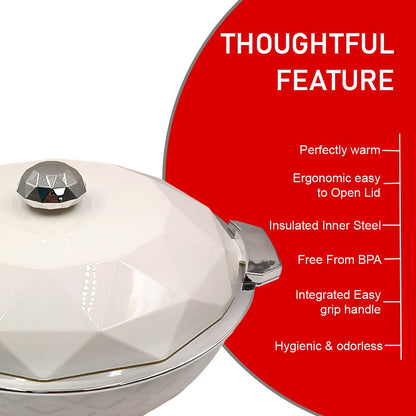 Prime Pick Elegant Diamond Casserole 5L