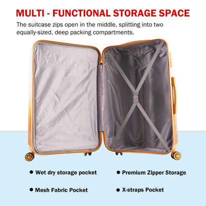 Velvair Luggage — Travel Made Stylish & Effortless  3-Piece Set: 20″ + 24″ + 28″