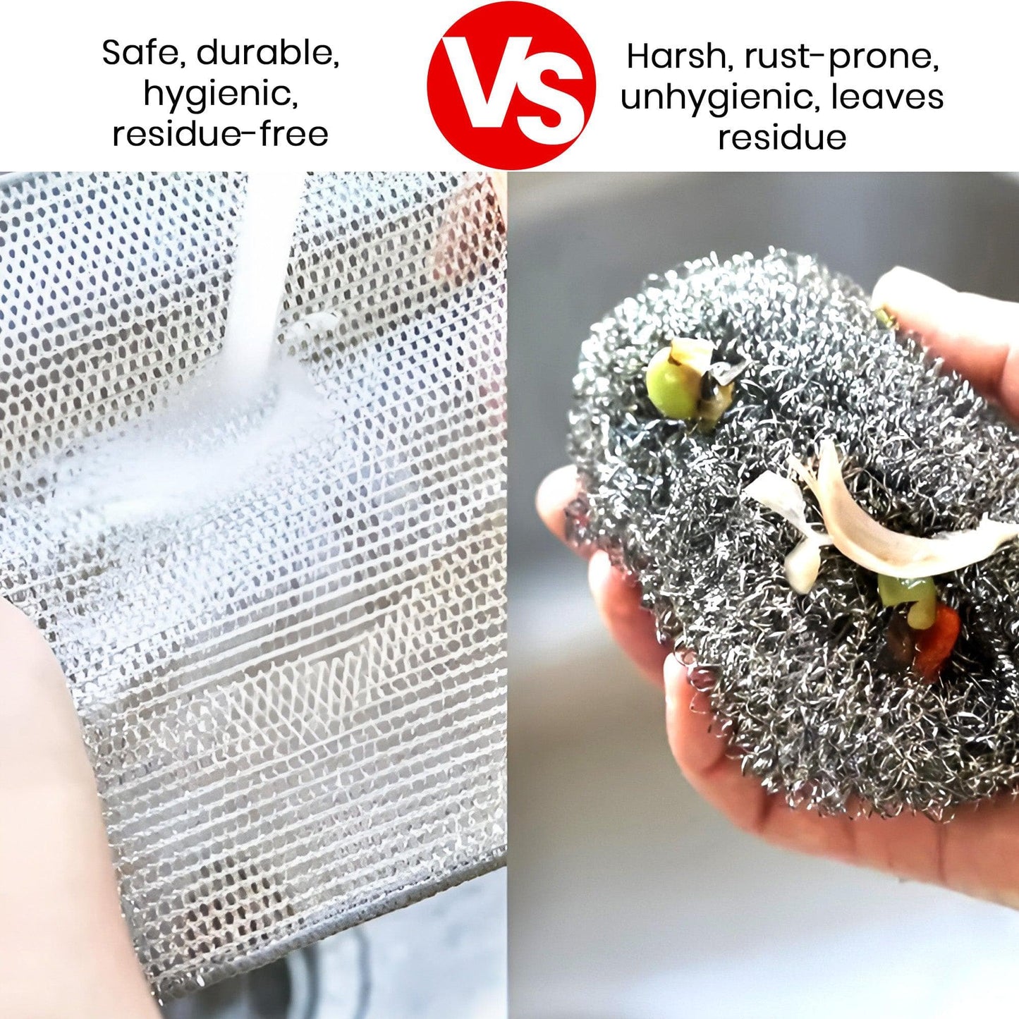 Non-Scratch Multipurpose Dish Wash Cloth SET OF-10