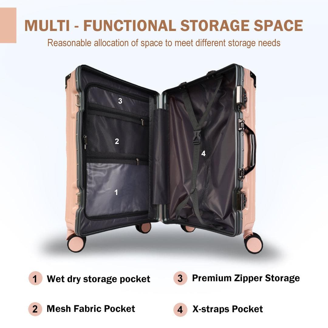 Velvair Luggage 20" Grey – Stylish & Durable Travel Companion