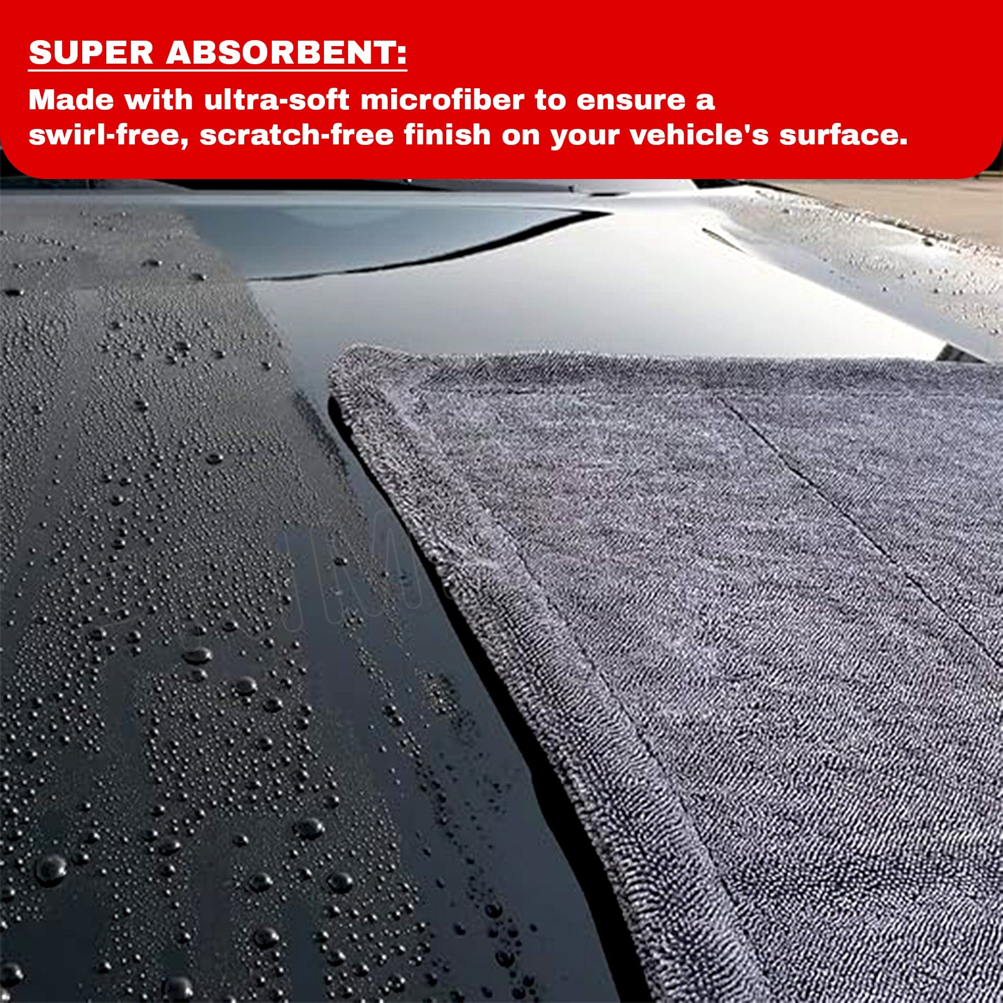 Prime Pick 1200GSM Microfiber Car Cleaning Cloth