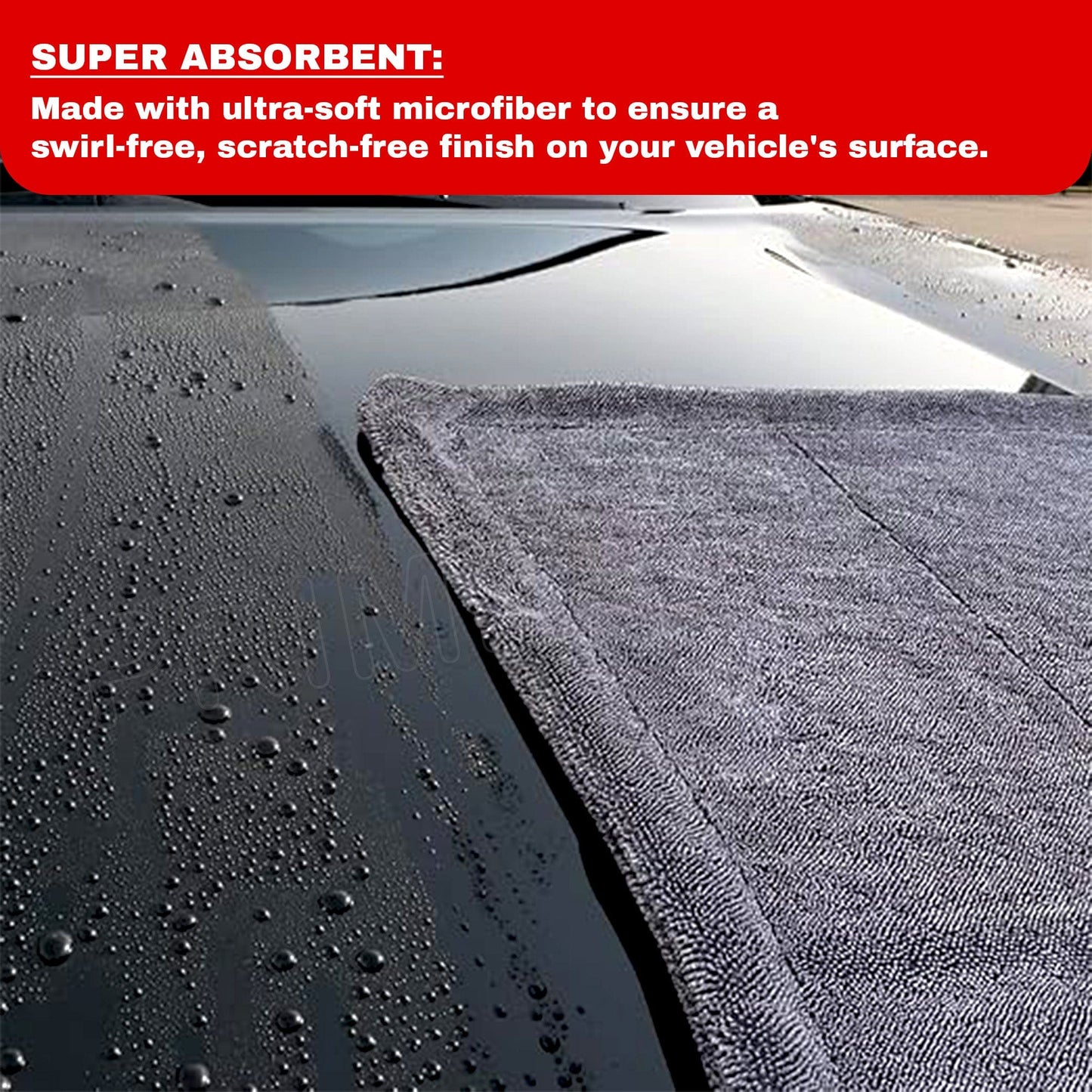 Prime Pick 1200GSM Microfiber Car Cleaning Cloth