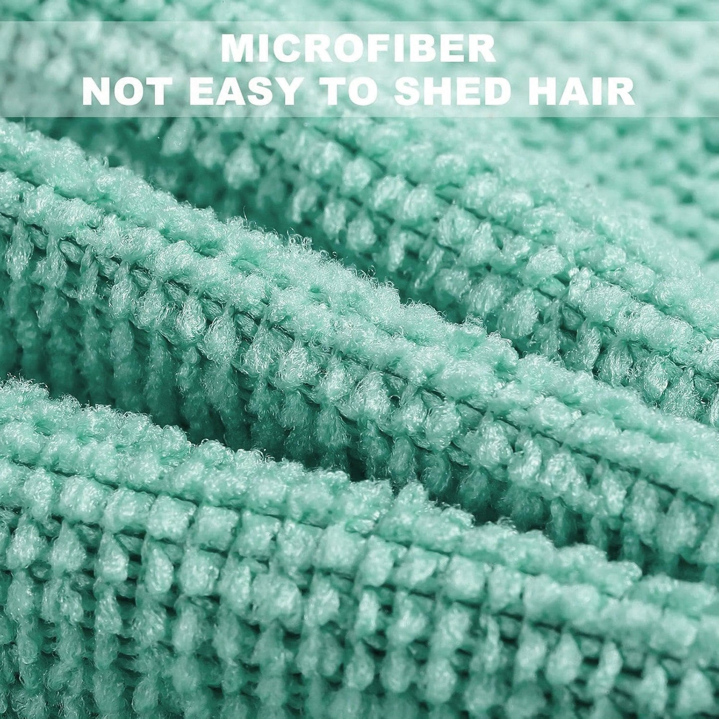 Microfiber Cleaning & Drying Wipes Matcha Green 20×20 cm – Pack of 20