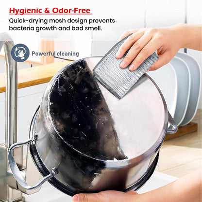 Non-Scratch Multipurpose Dish Wash Cloth SET OF-10